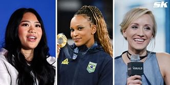 Suni Lee, Nastia Liukin and more athletes react as Rebecca Andrade stuns in latest Vogue cover