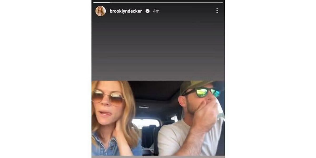 Brooklyn Decker&#039;s Instagram story/@brooklyndecker