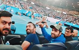 When Rohit Sharma and Dinesh Karthik watched Rafael Nadal play at the 2019 Australian Open