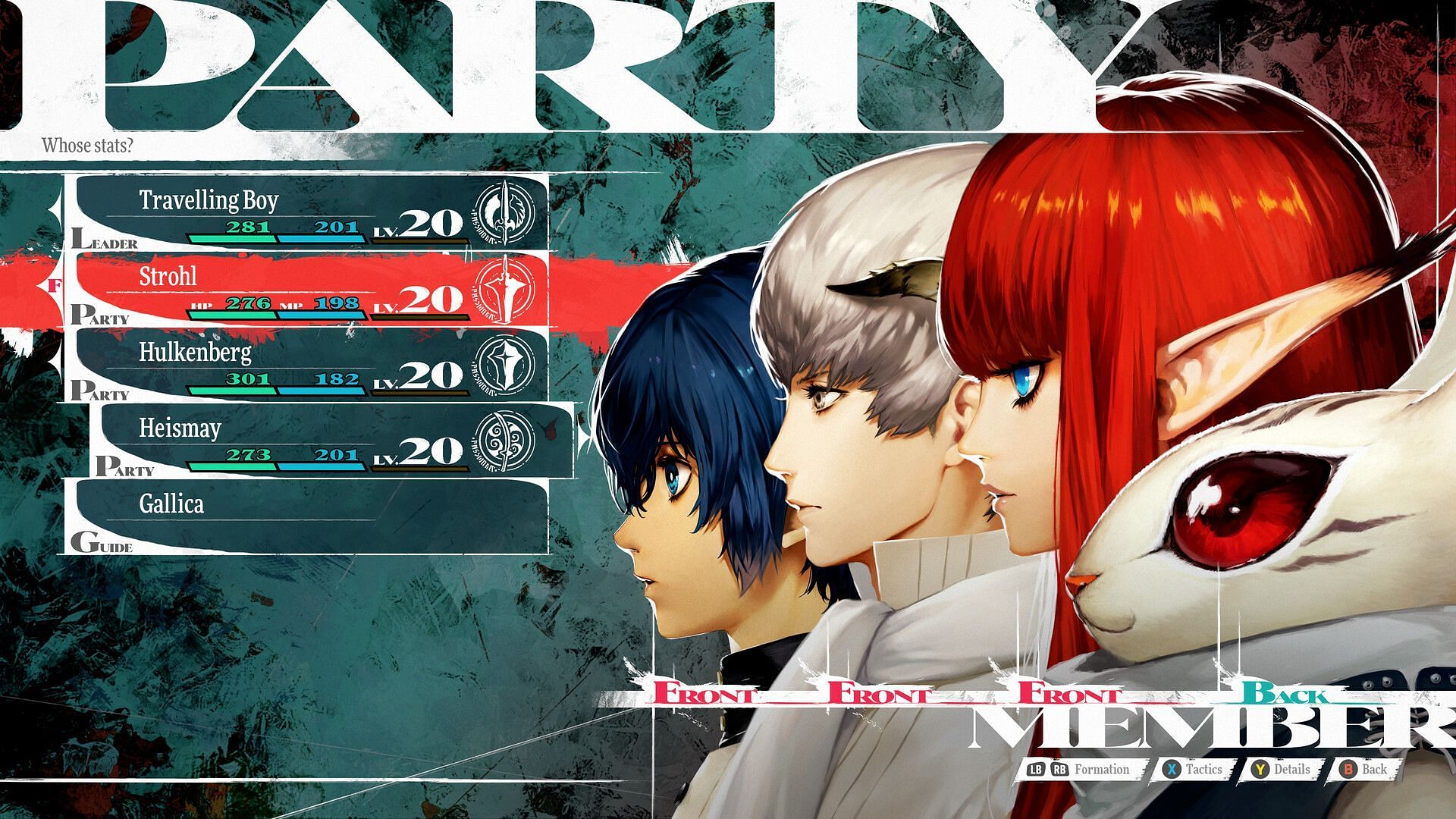 All available followers in Metaphor ReFantazio (Image via Atlus)