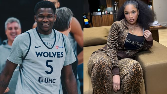 PHOTOS: Anthony Edwards' baby mama Jeanine Robel goes all-out for T'wolves' star with customized tribute