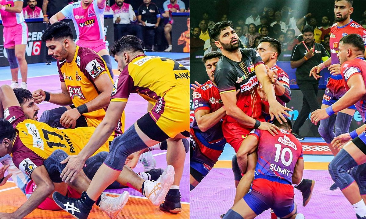 तेलुगु टाइटंस और बेंगलुरू बुल्स को मिली हार (Photo Credit - @ProKabaddi)