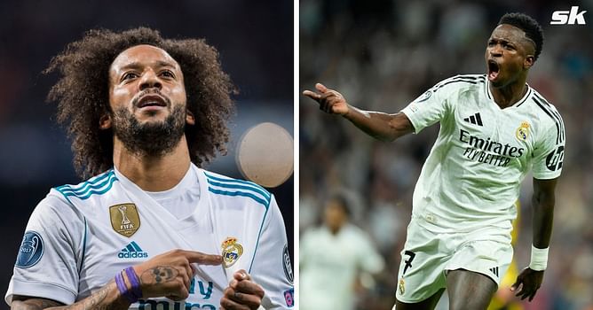 Real Madrid hero Marcelo shares message for Vinicius Jr after he scores hat-trick in Champions League win over Dortmund