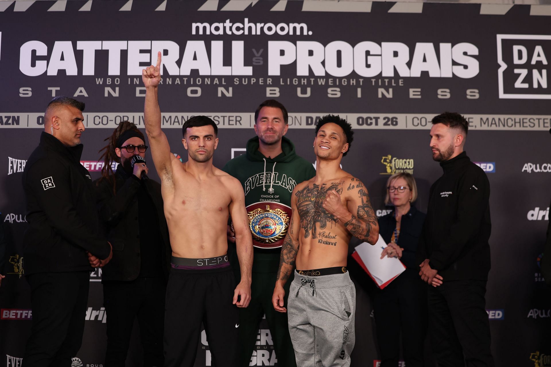 Jack Catterall v Regis Prograis -   Weigh In - Source: Getty