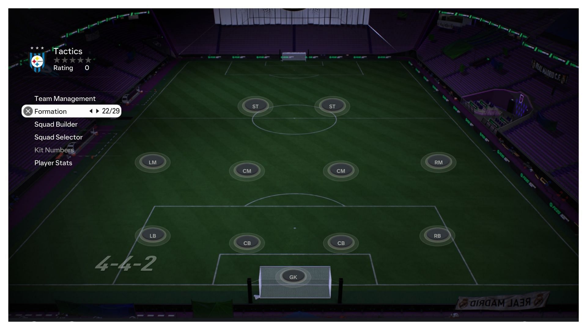 These are the best 442 tactics (Image via EA Sports)