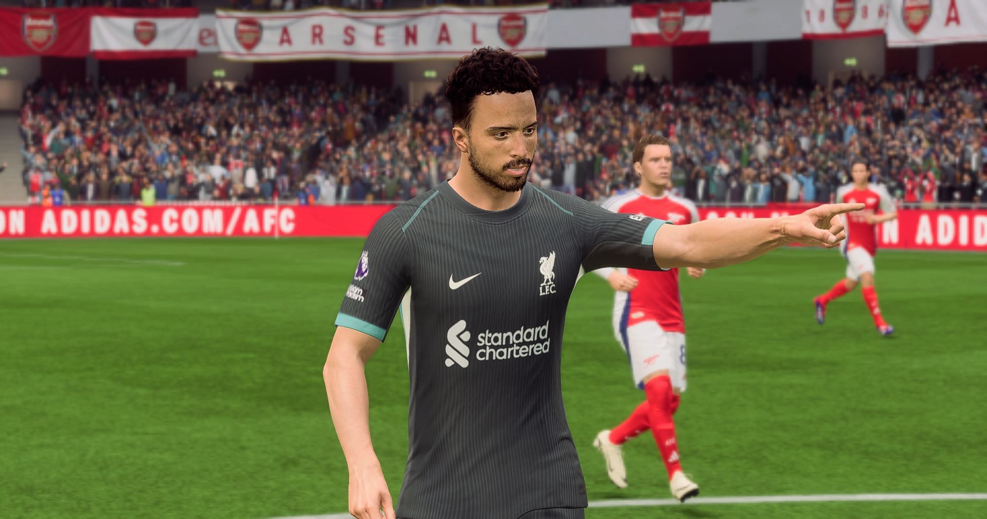 Diogo Jota playing for Liverpool in EA FC 25 (Image via EA Sports)