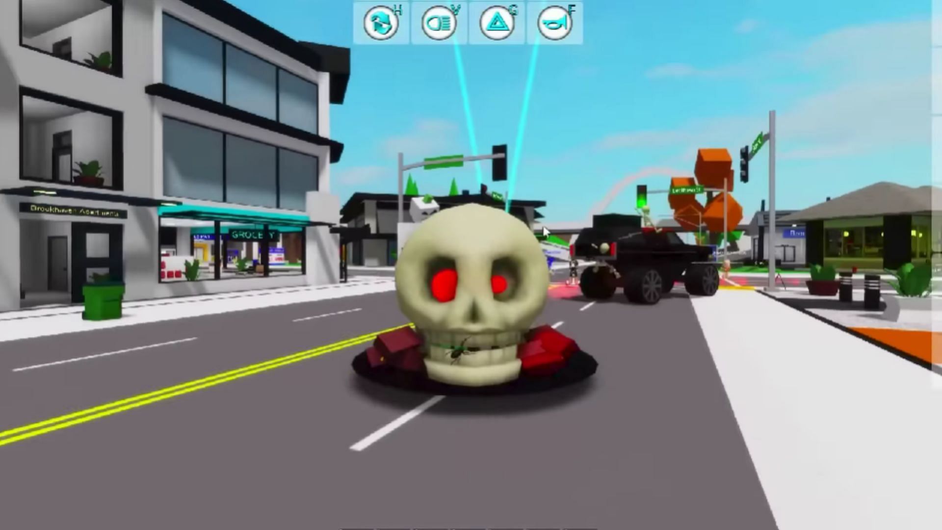 Get this vehicle for completing the Candy Corn Hunt in Brookhaven RP (Image via Roblox)