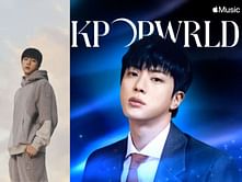 “You’re out of this world”- Fans swoon over BTS' Jin’s look for the Apple Music K-Pop world playlist cover
