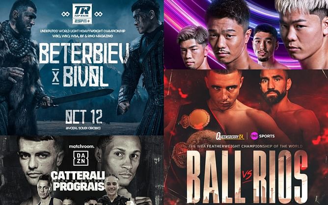Boxing schedule for October 2024: Artur Beterbiev vs. Dmitry Bivol, Jack Catterall vs. Regis Prograis, and other confirmed fights