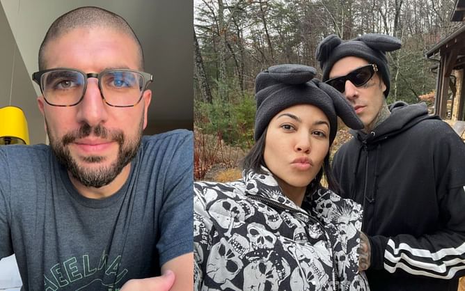 Kourtney Kardashian's husband reacts to MMA journalism giant Ariel Helwani's new venture and setup