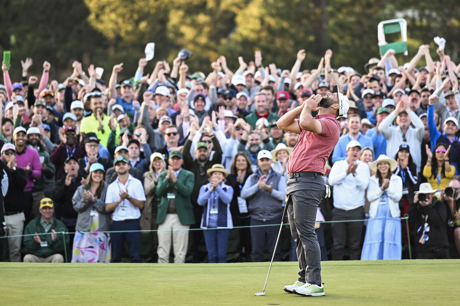 Jon Rahm after winning The 2023 Masters - Final Round (Source: Getty)