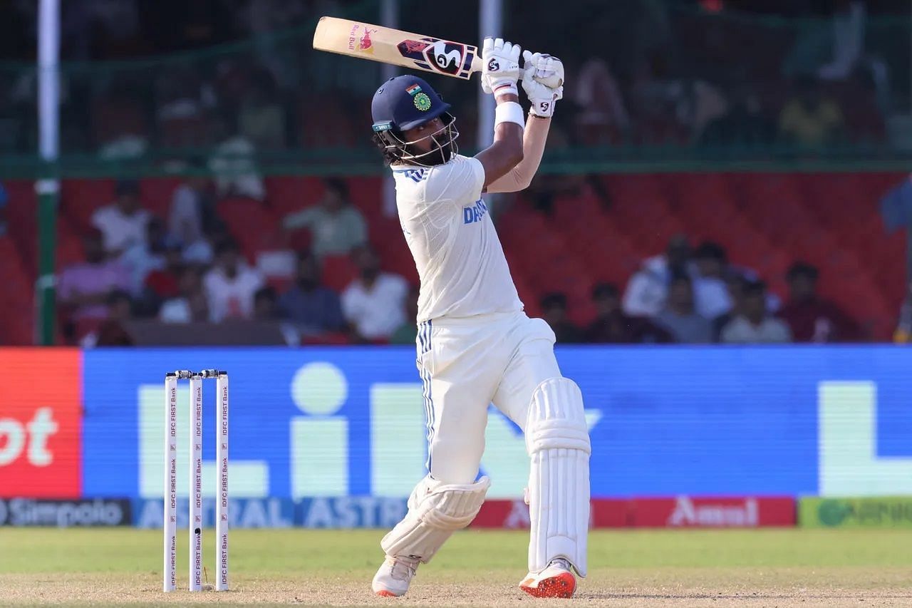 KL Rahul smashed 68 runs off 43 deliveries in India's first innings of the Kanpur Test against Bangladesh. [P/C: BCCI]