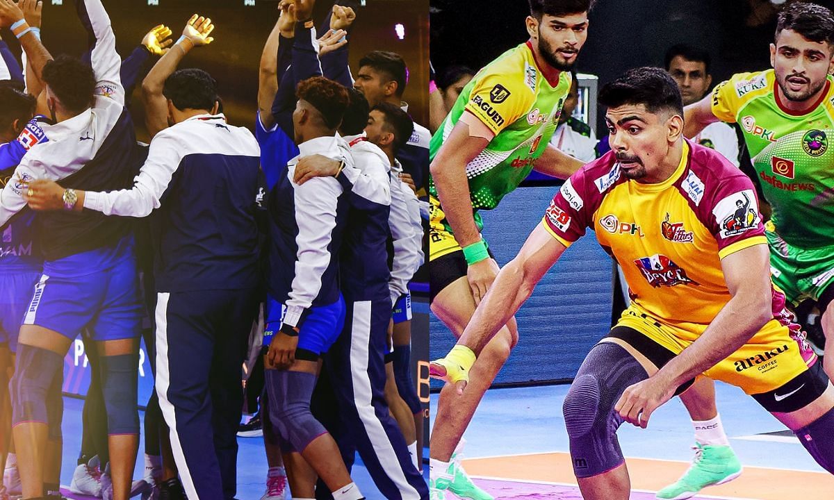 हरियाणा स्टीलर्स और तेलुगु टाइटंस (Photo Credit - @HaryanaSteelers/@ProKabaddi)