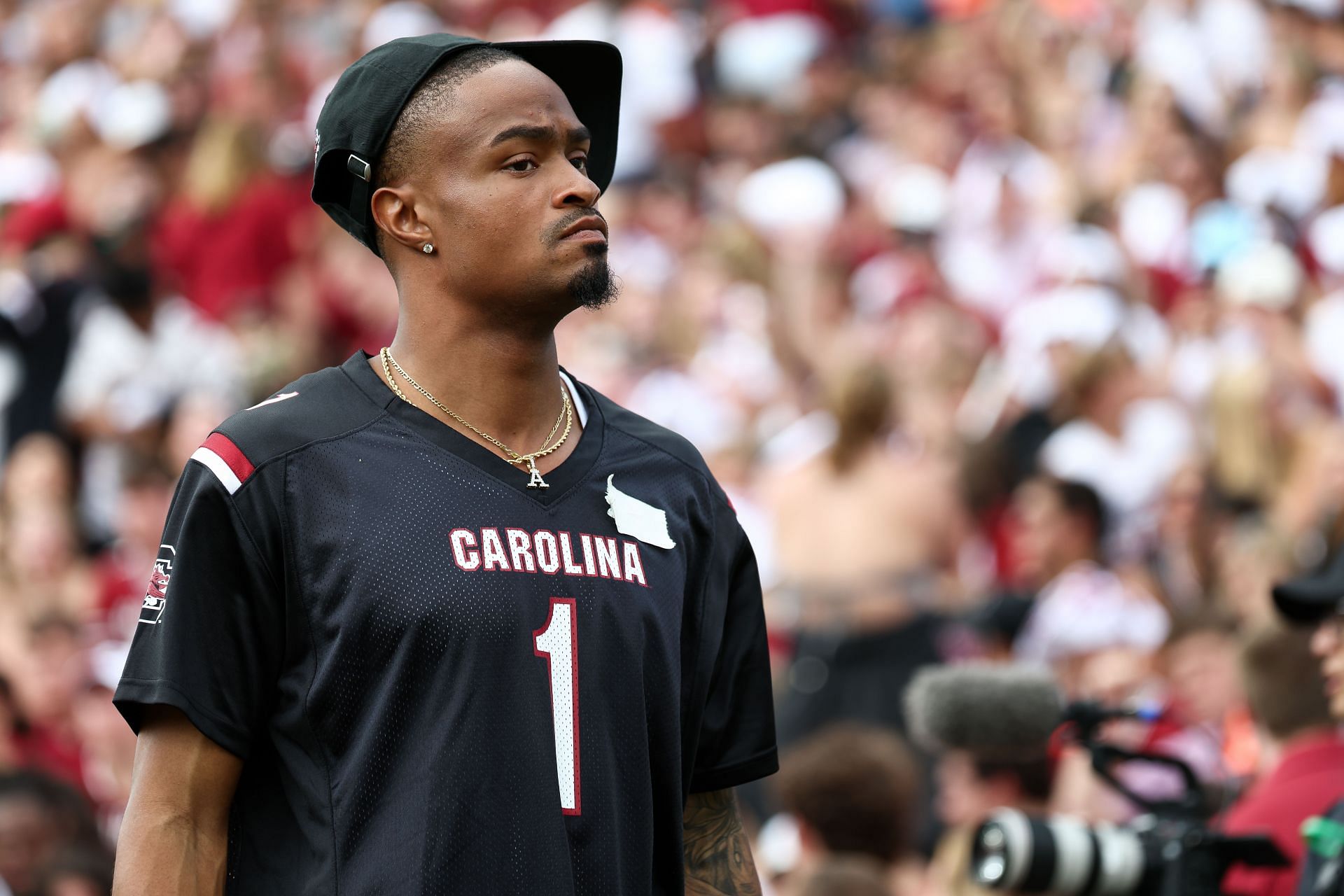 Quincy Hall during a LSU vs South Carolina game (Image via: Getty Images)