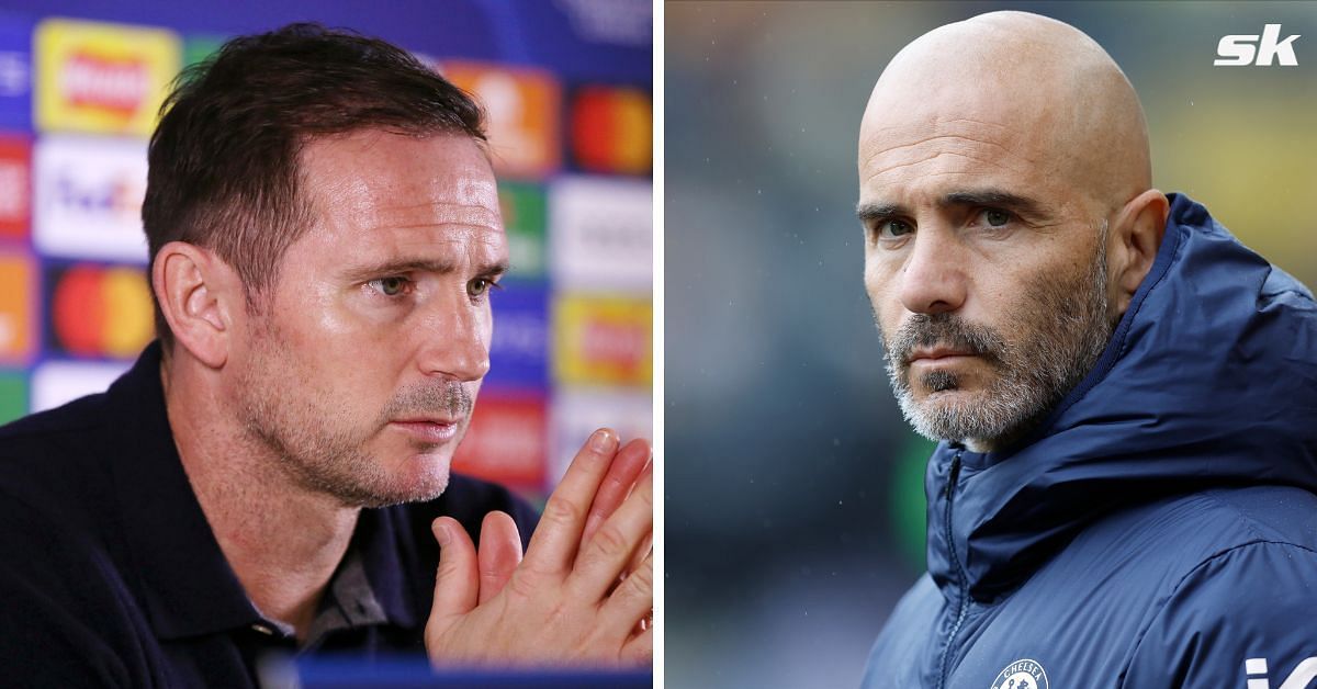 Frank Lampard (left) and Enzo Maresca (right) 