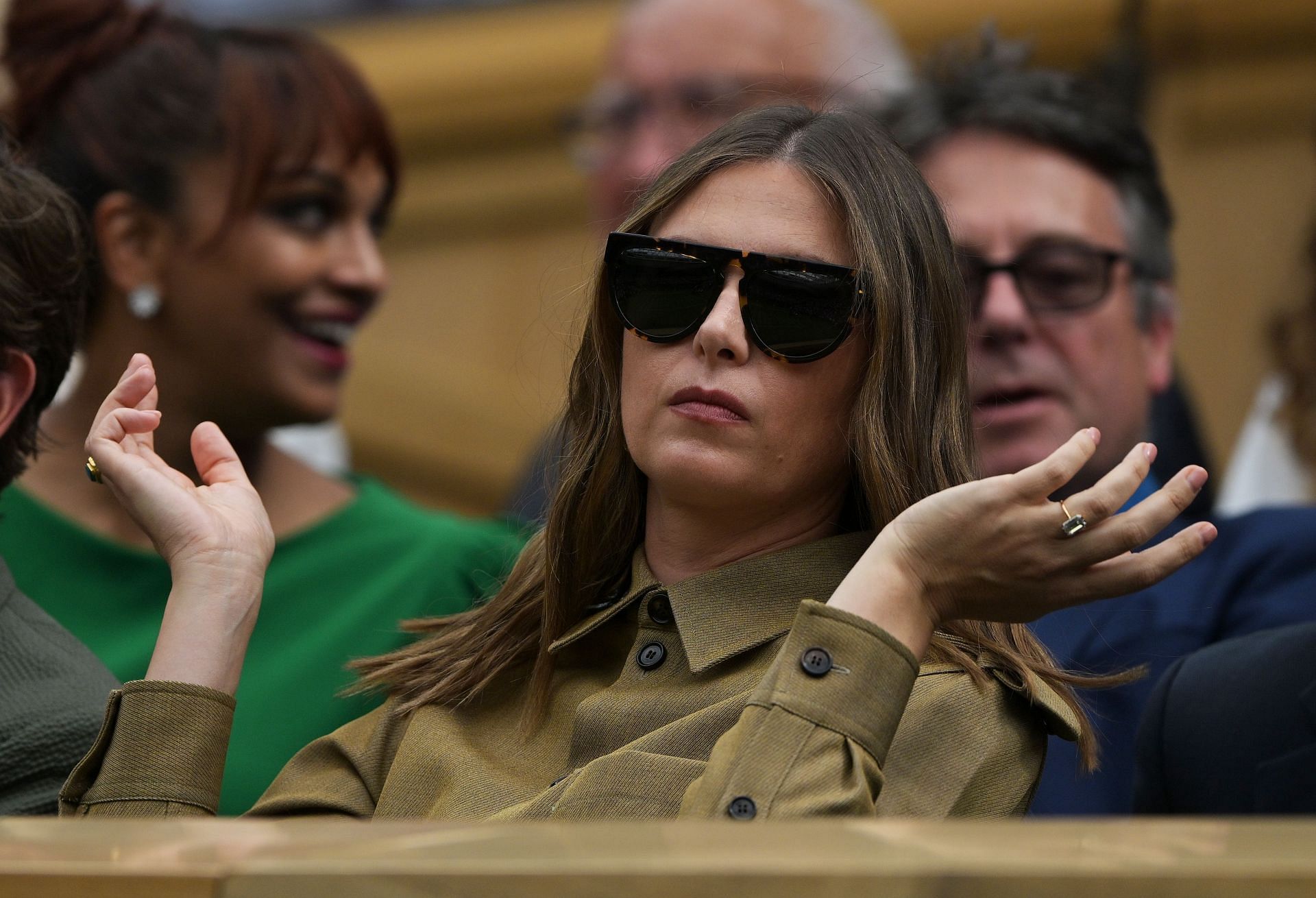 Maria Sharapova at Wimbledon 2024 - Source: Getty