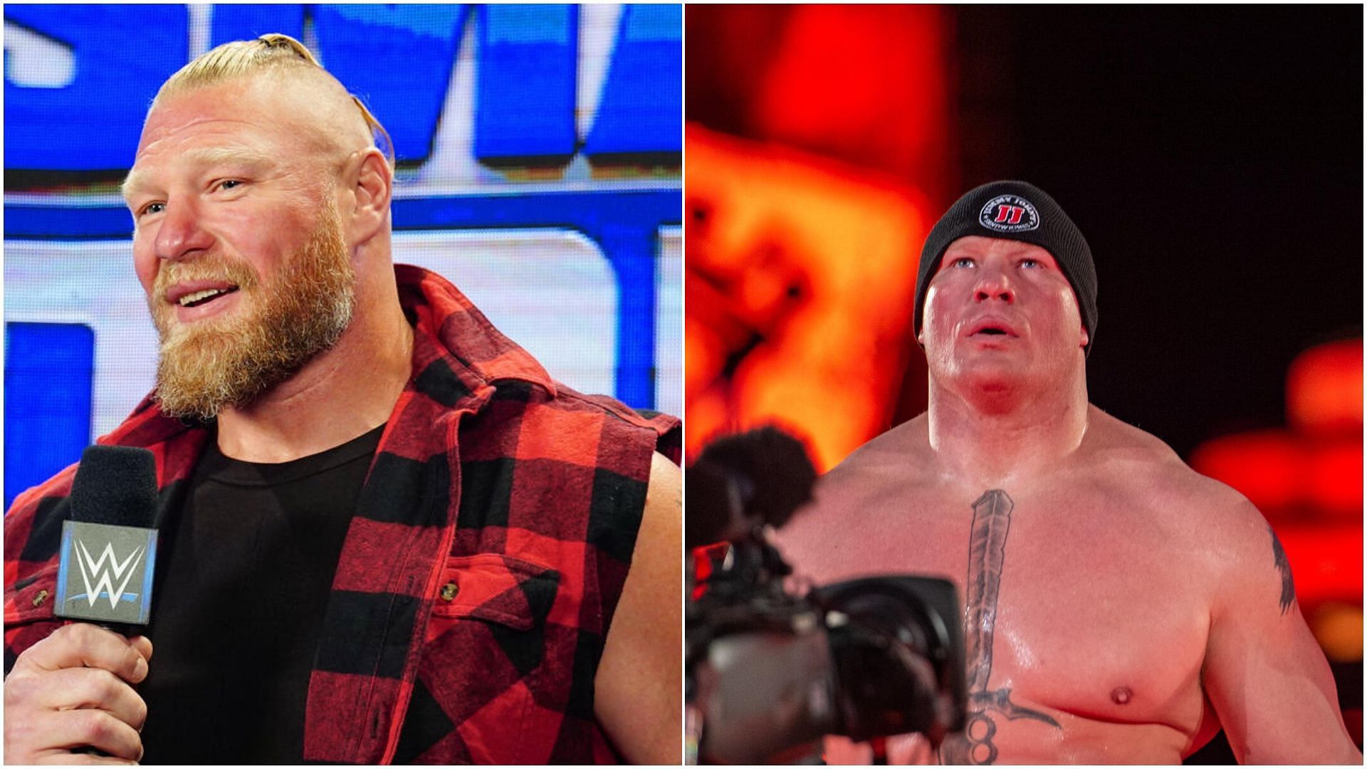 Brock Lesnar is a former WWE Universal Champion. (Images via: WWE.com)