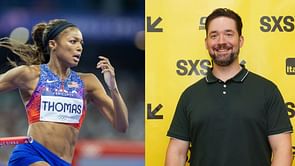 "What the people wanted"- Gabby Thomas reacts as Alexis Ohanian's Athlos features an average runner against fastest athletes in the women's 100m