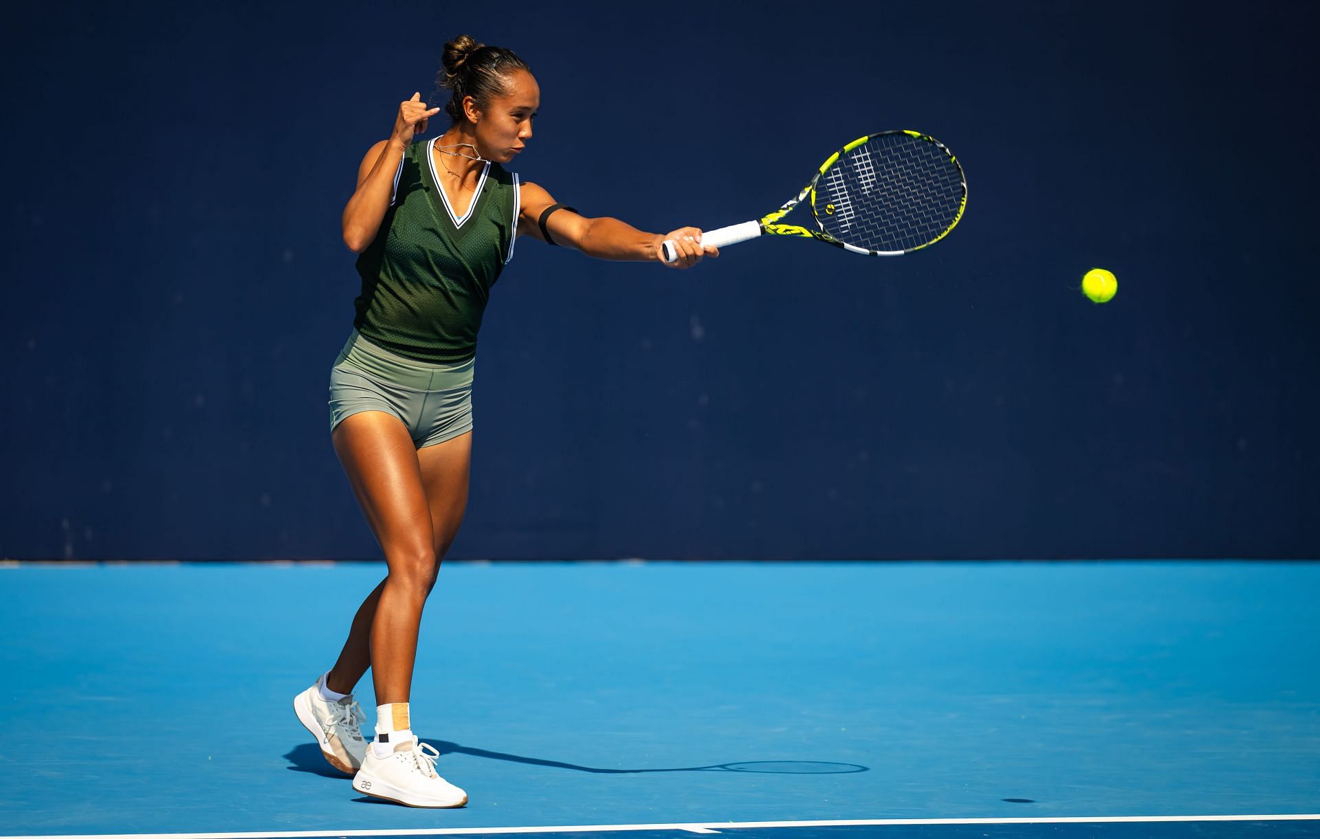 Leylah Fernandez in action at the 2024 China Open (Picture: Getty)