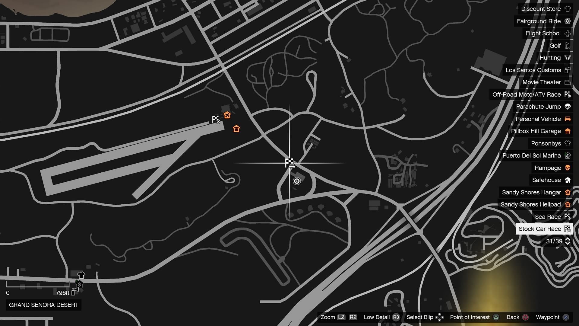 Fourth Stock Car Race location (Image via Rockstar Games)