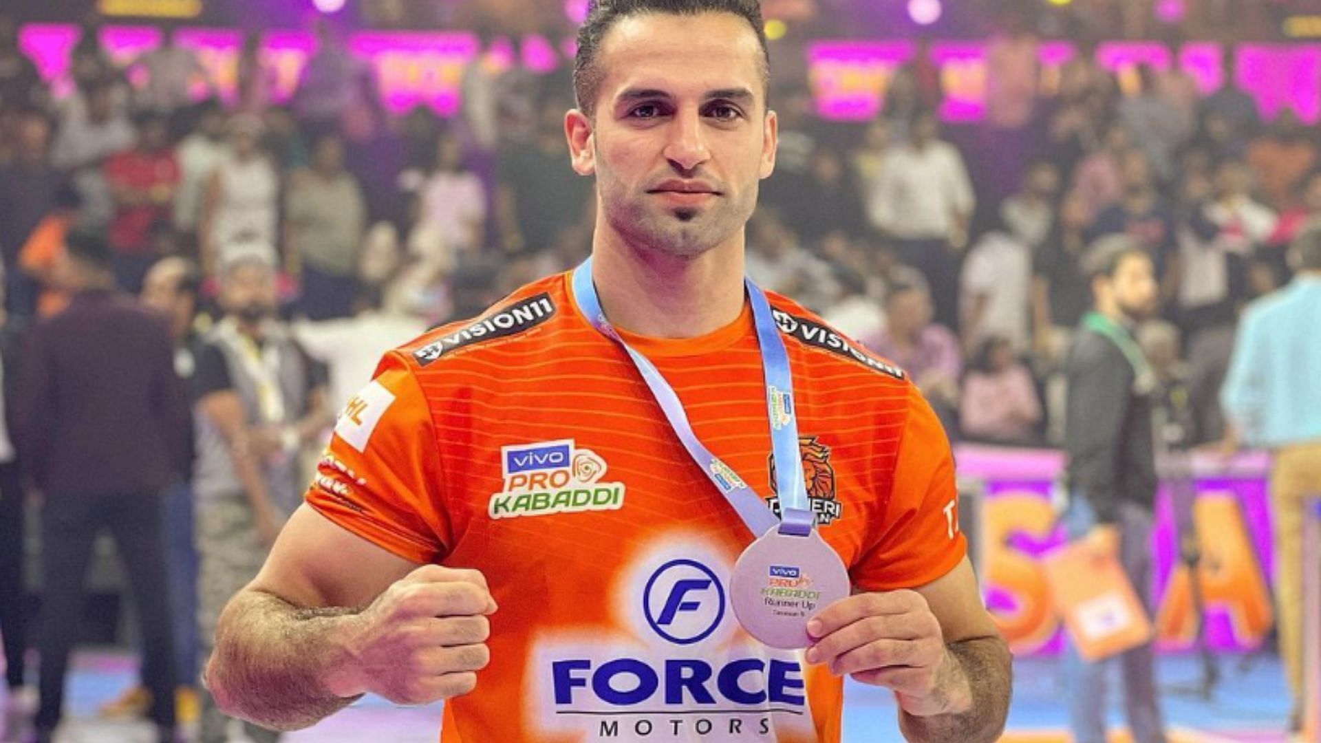 Fazel Atrachali has been one of the finest defenders in PKL (Image by fazelatrachali_kabaddi on Instagram)