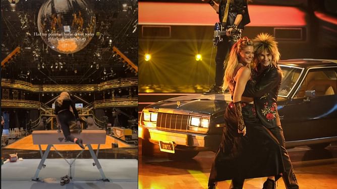 Inspired by Stephen Nedoroscik, partner Rylee Arnold makes pommel horse debut