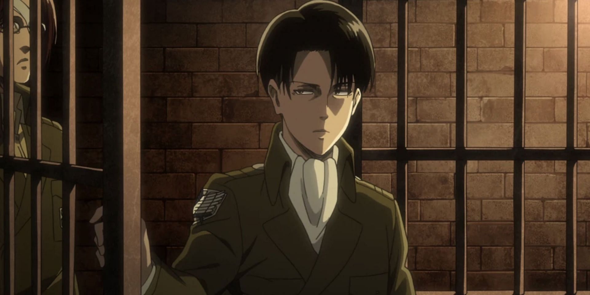 Levi Ackerman as seen in anime (Image via Wit Studio)