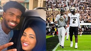 Coach Prime's ex-wife Pilar Sanders hypes up son Shedeur Sanders after he steals the show at Aces vs. Liberty game