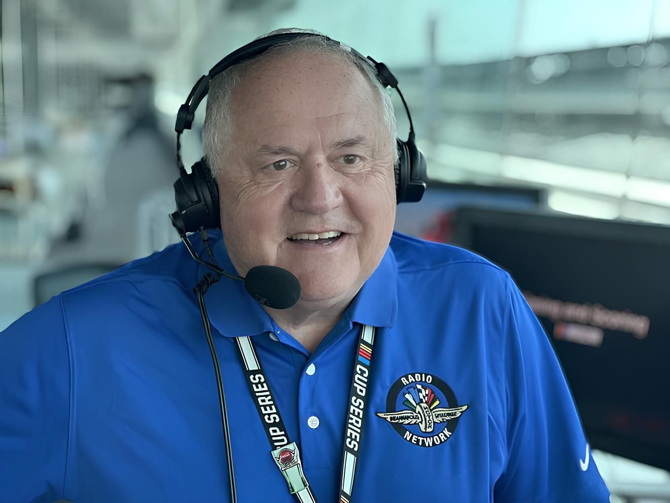 Longtime NASCAR sportscaster, Doug Rice, bids farewell to the broadcast booth following Sunday