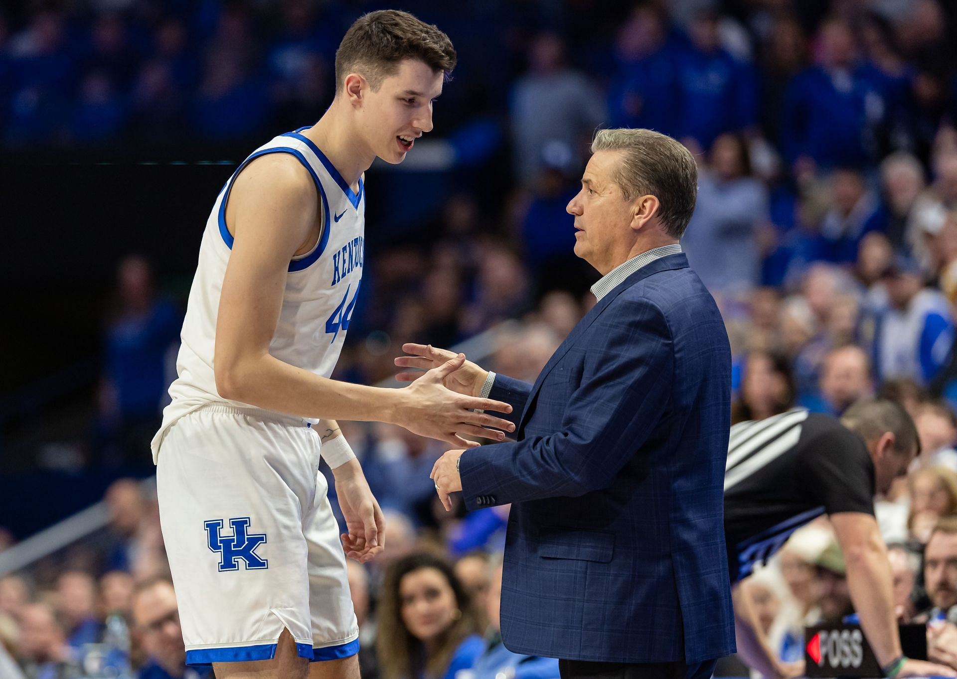 Zvonimir Ivisic followed John Calipari to Arkansas after one season with the Wildcats. Source: Getty