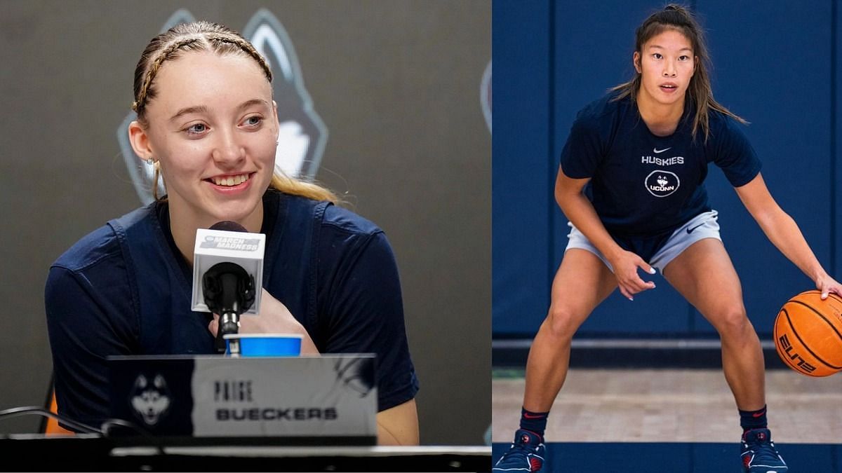 Paige Bueckers, Kaitlyn Chen (Image Credits: IMAGN, Instagram/@uconwbb)