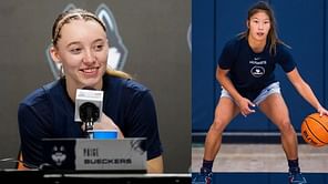 PIC: Paige Bueckers rocks black crop top during fun birthday party as UConn guard turns 23