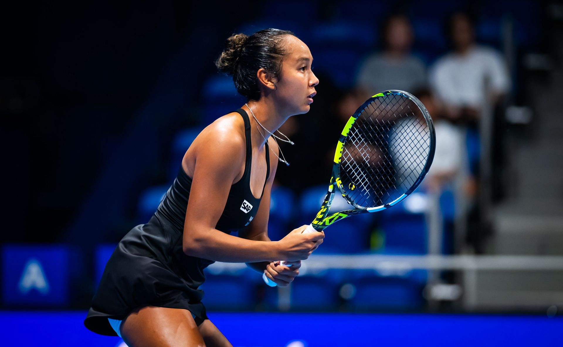 Leylah Fernandez in action at the 2024 Toray Pan Pacific Open (Picture: Getty)