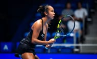 Leylah Fernandez in action at the 2024 Toray Pan Pacific Open (Picture: Getty)