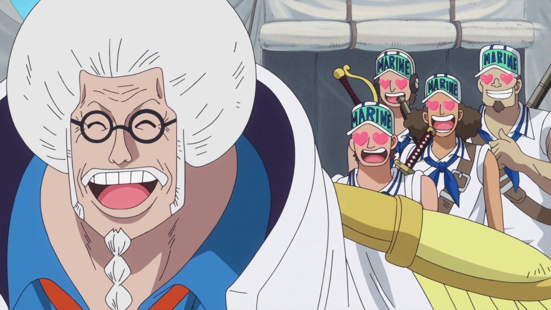 Sengoku as seen in One Piece (Image via Toei Animation)