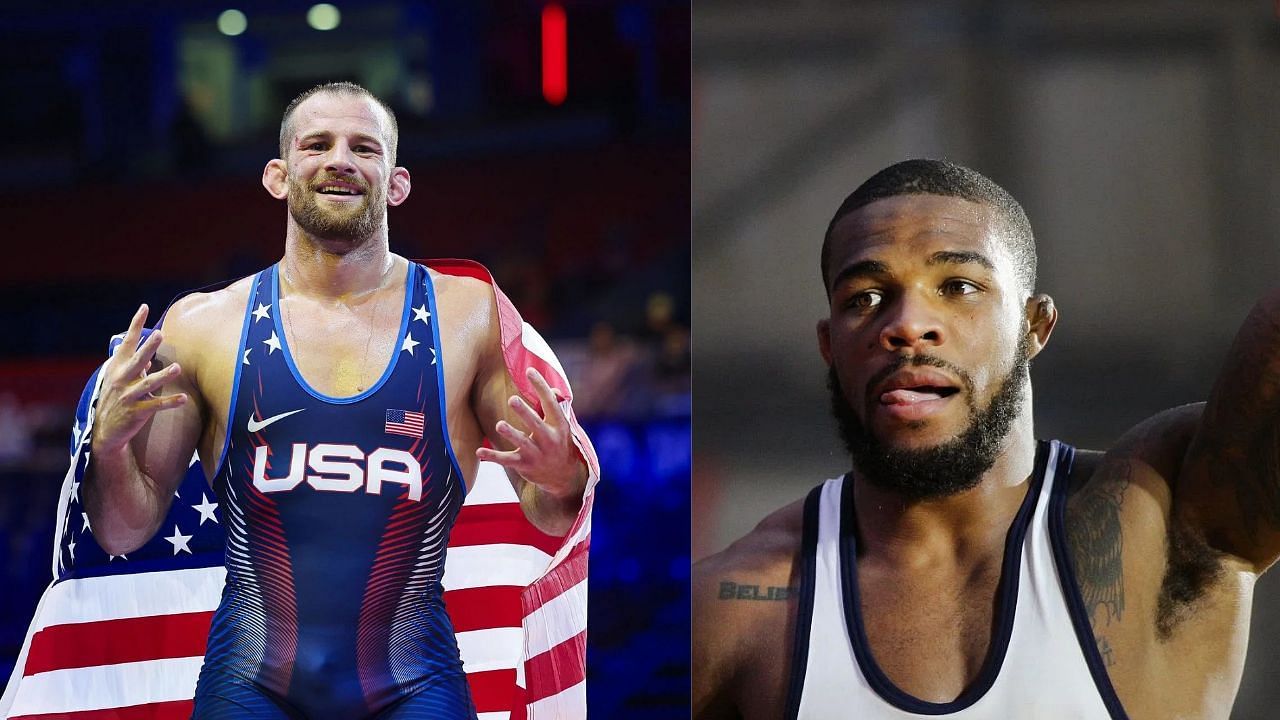 David Taylor and Jordan Burroughs (Images via: Both Getty)