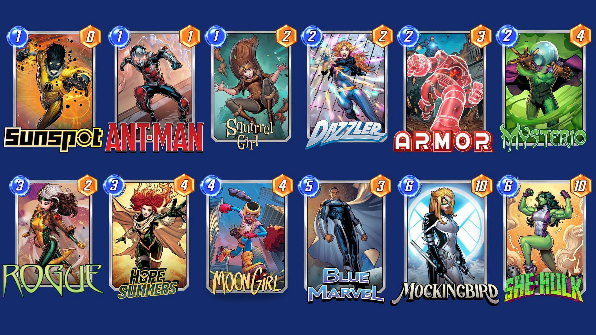 The Moon Mocking Deck is a high-synergy Marvel Snap Moon Girl deck (Image via Nuverse)