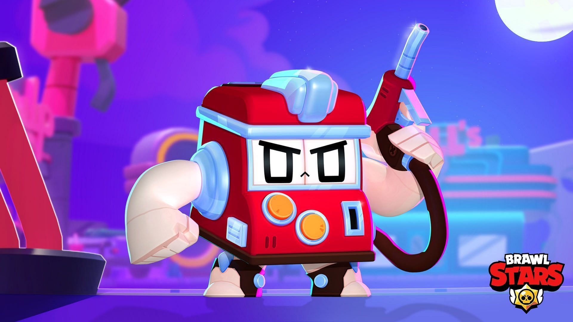 8-Bit is an excellent companion for Gus in Brawl Stars (Image via Supercell)