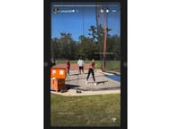 Anna Hall's Instagram story