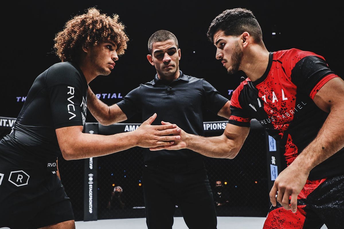 Kade Ruotolo and Matheus Gabriel | Image credit: ONE Championship