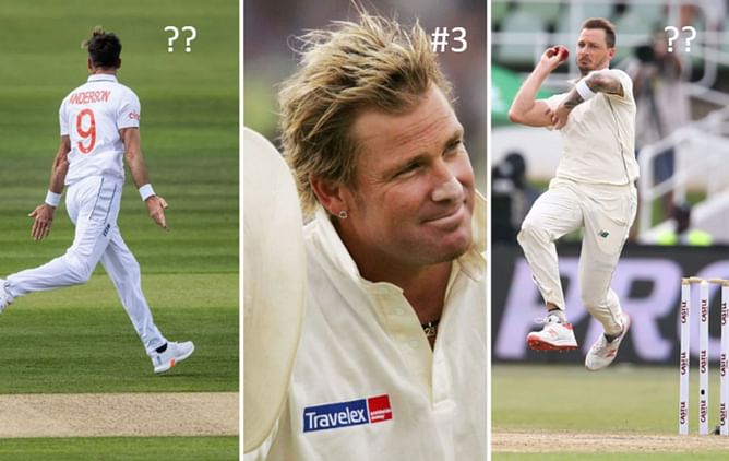 Top 10 greatest men's Test bowlers of all time ft. James Anderson & Shane Warne