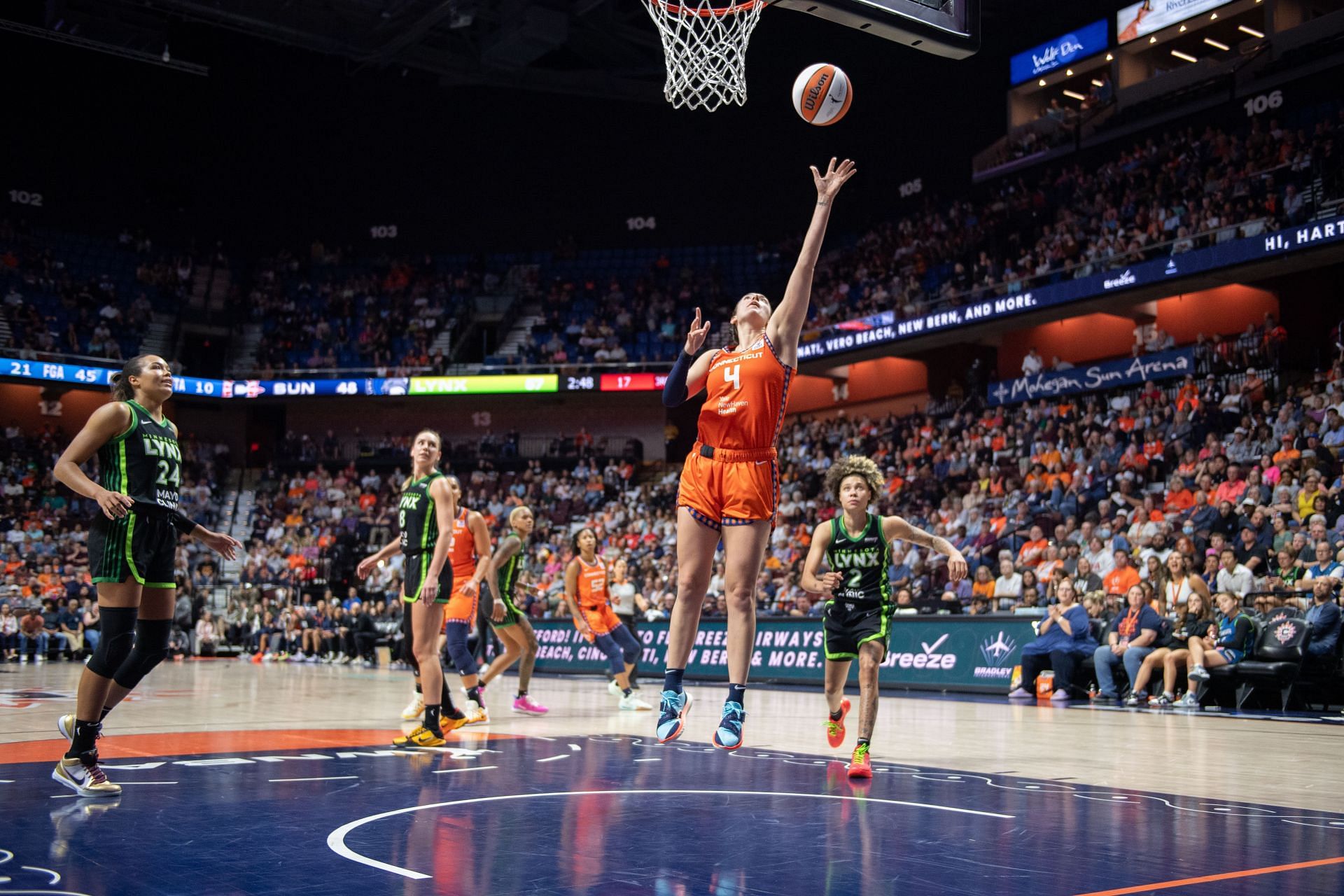 Connecticut Sun vs Minnesota Lynx Starting Lineups and Depth Charts for