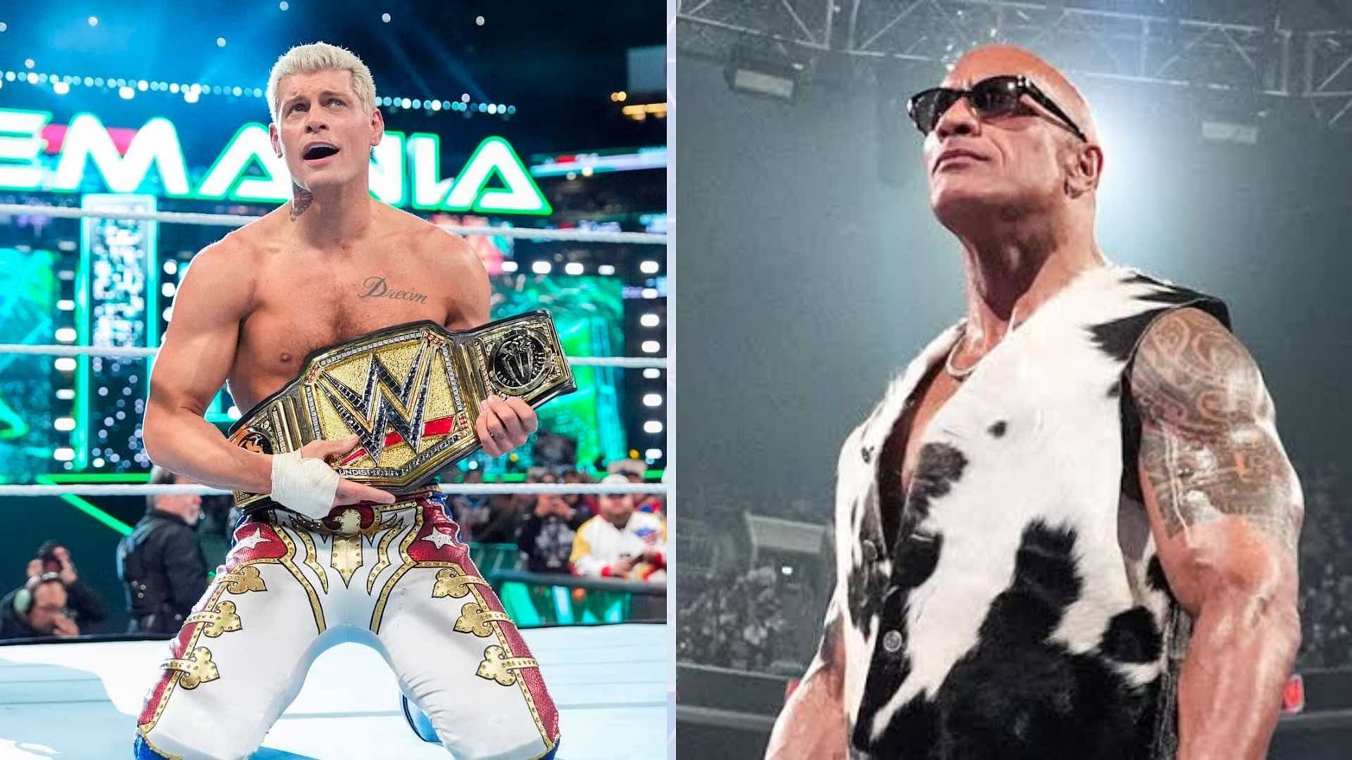 Cody Rhodes and The Rock in picture [Image credits: wwe.com]