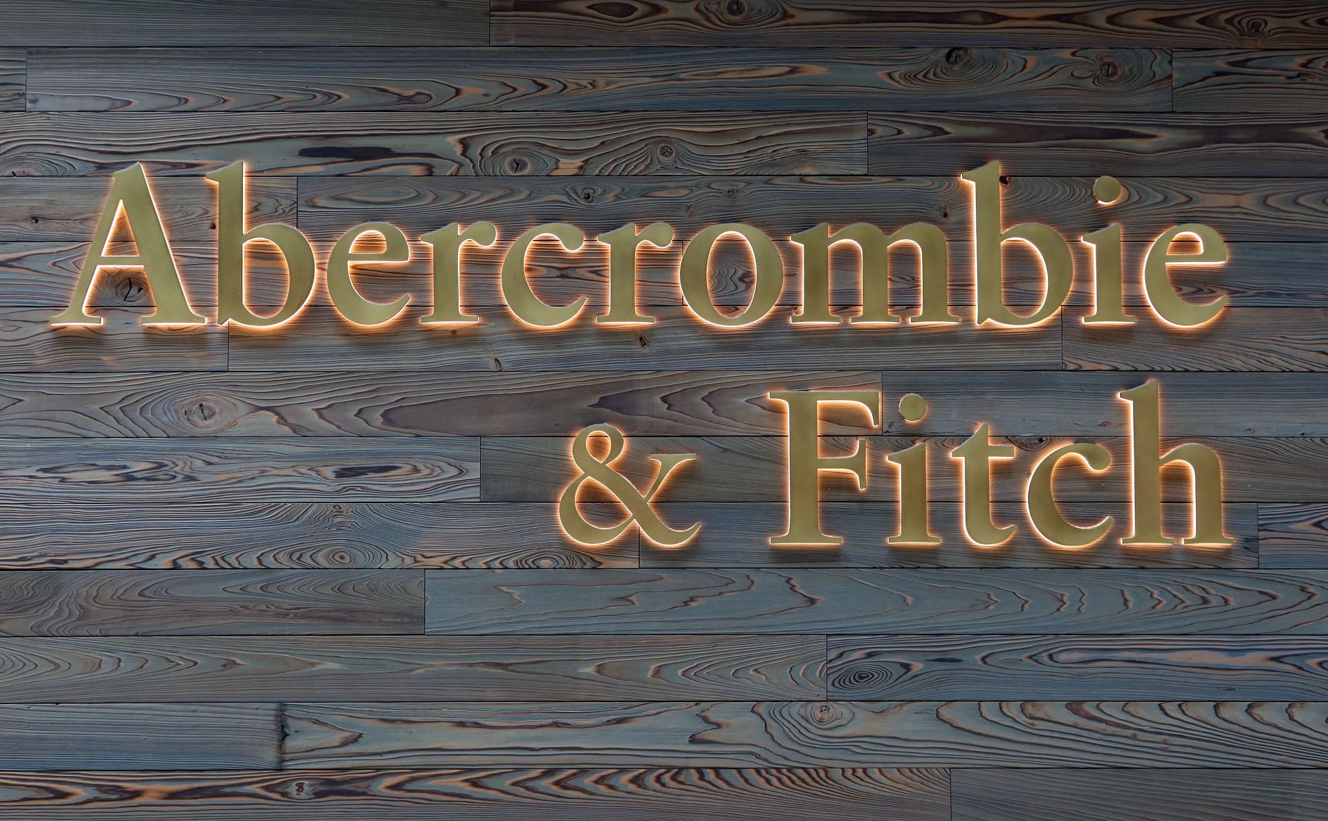 Abercrombie &amp; Fitch Logo at the Eaton Center Shopping Mall in Toronto, Canada - Source: Getty