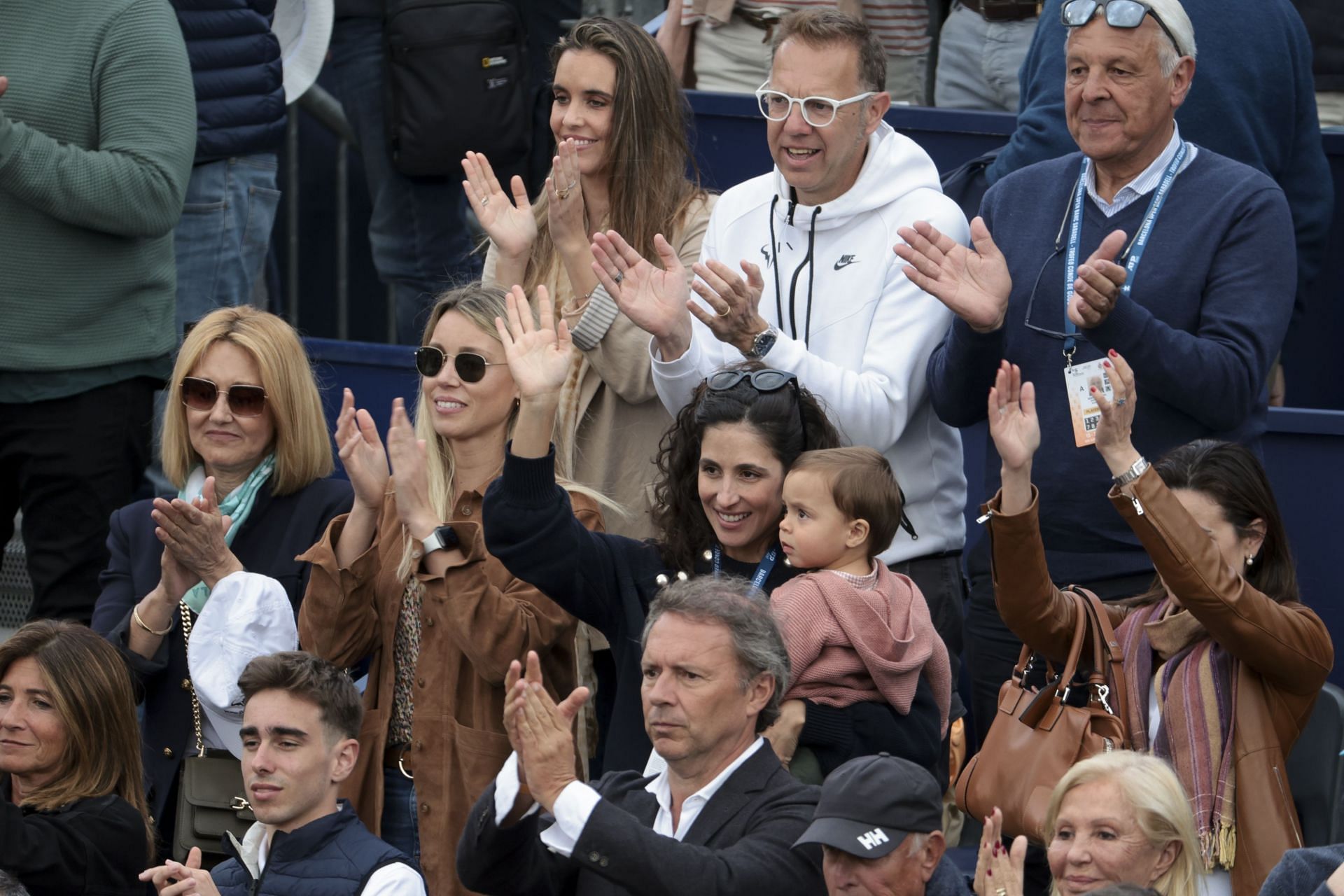 The Spaniard's family pictured at the 2024 Barcelona Open - Image Source: Getty