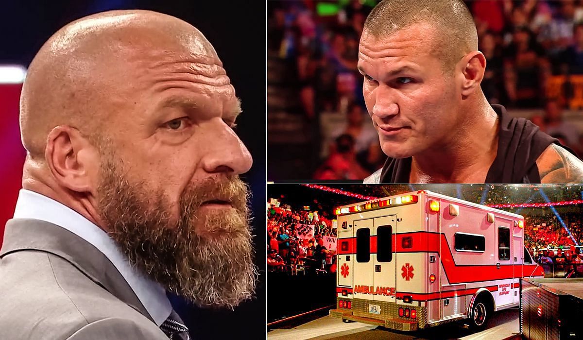 Triple H &amp; Randy Orton might soon get engaged in a confrontation. [Image credits: WWE.com &amp; WWE on YouTube]