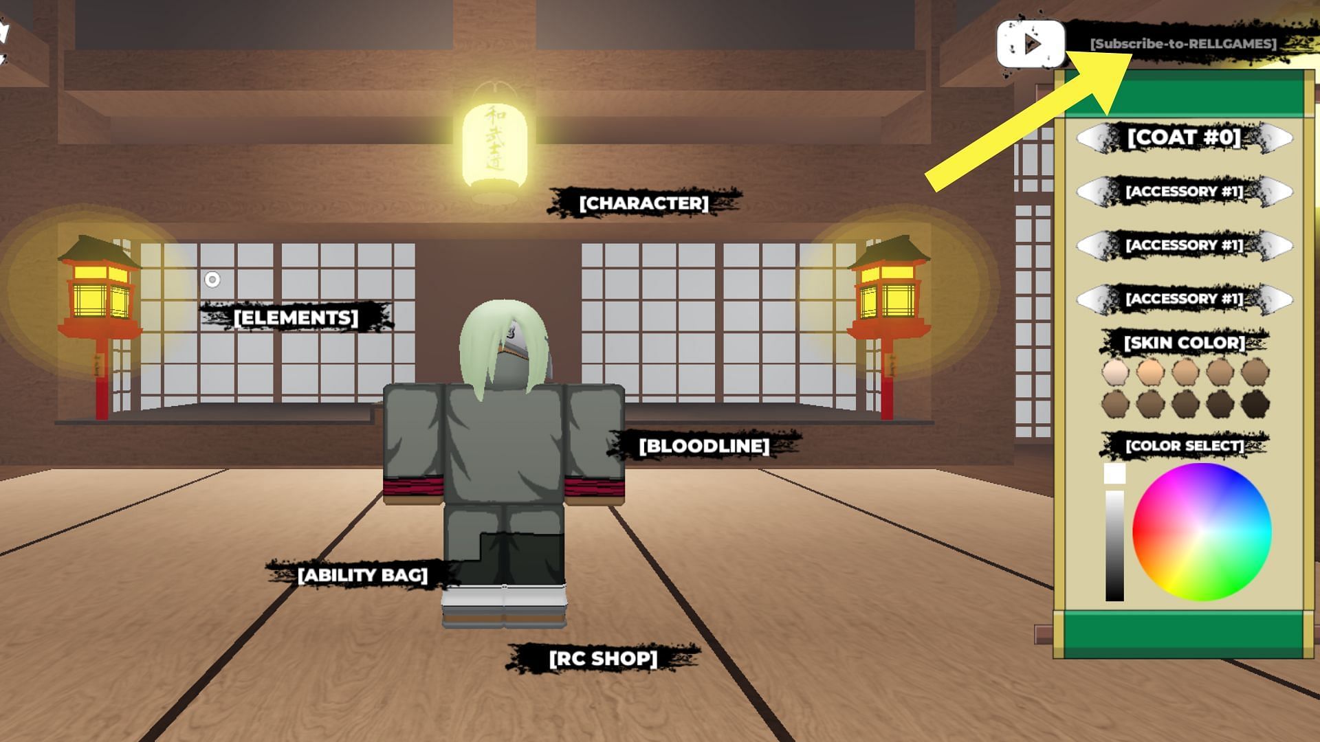 Code box in Shindo Life (Image via Roblox)