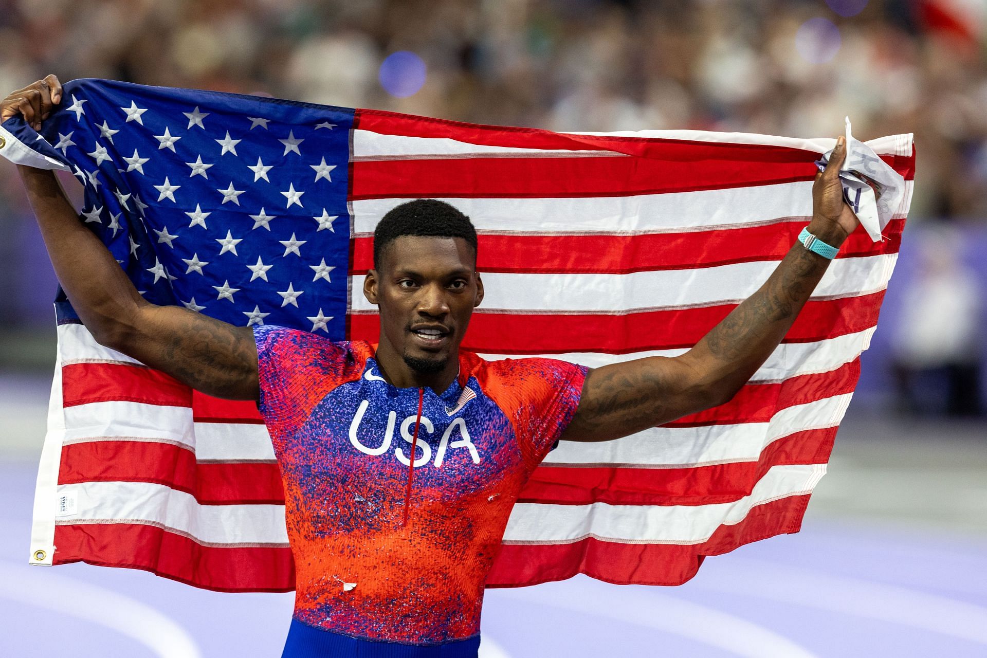 Fred Kerley&#039;s inspiration for gold medals- Source: Getty