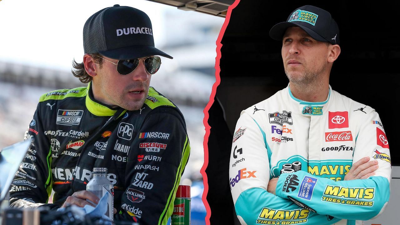 Ryan Blaney (L) and Denny Hamlin (R) (Images Source: Imagn)