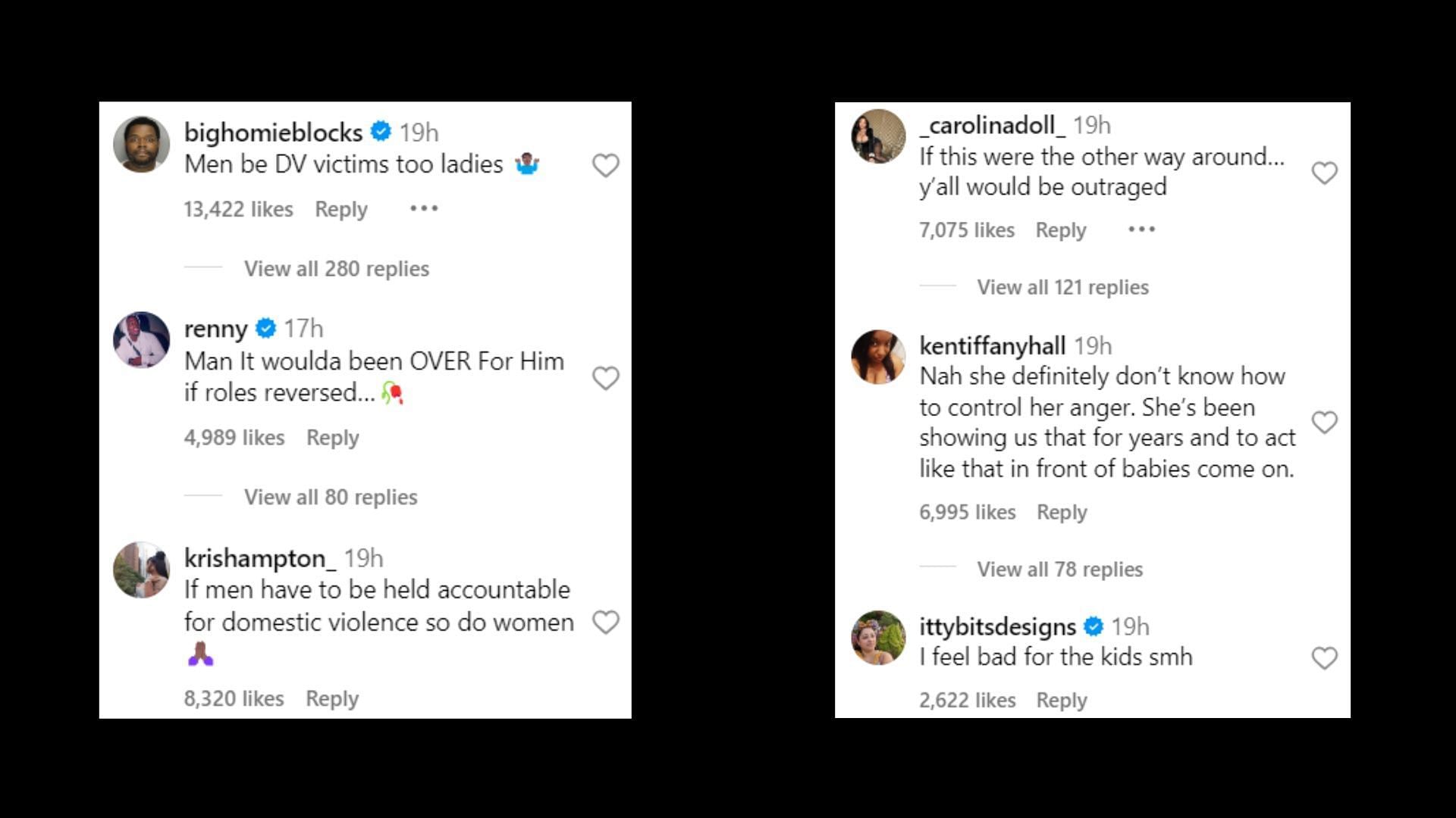 Online reactions (Images via Instagram/@theshaderoom)